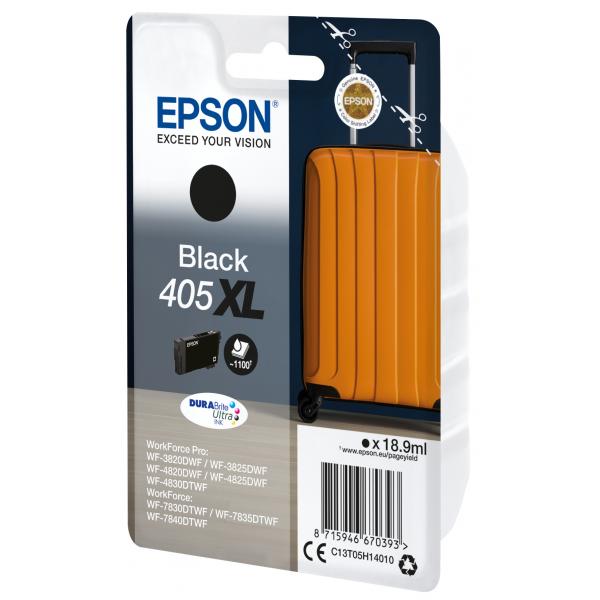 Epson Singlepack Black 405XL DURABrite Ultra Ink (SINGLEPACK BLACK 405XL - DURABRITE ULTRA INK)Epson8715946670393C13T05H14010