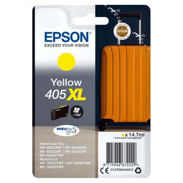 Epson Singlepack Yellow 405XL DURABrite Ultra Ink (SINGLEPACK YELLOW 405XL - DURABRITE ULTRA INK)EpsonC13T05H44010