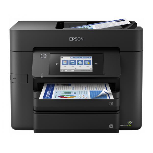 Epson WorkForce Pro WF-4830DTWF Ad inchiostro A4 4800 x 2400 DPI 36 ppm Wi-Fi (Epson WorkForce Pro WF-4830DTWF C11CJ05401 Inkjet Printer, A4, Wireless, Touchcreen, All-in-One inc Fax, Ethernet, Double Sided Print)EpsonC11CJ05401