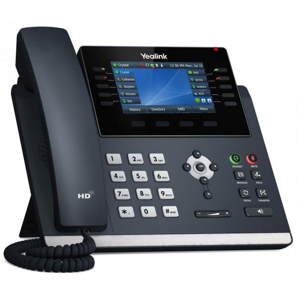 Yealink SIP-T46U telefono IP Grigio LCD Wi-Fi (Yealink IP Telefon SIP-T46U PoE Business V2)Yealink1301203