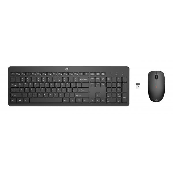 HP Combo tastiera e mouse wireless 230 (230 Wireless Mouse And - Keyboard Combo - Warranty: 12M) - Versione UKHp18H24AA