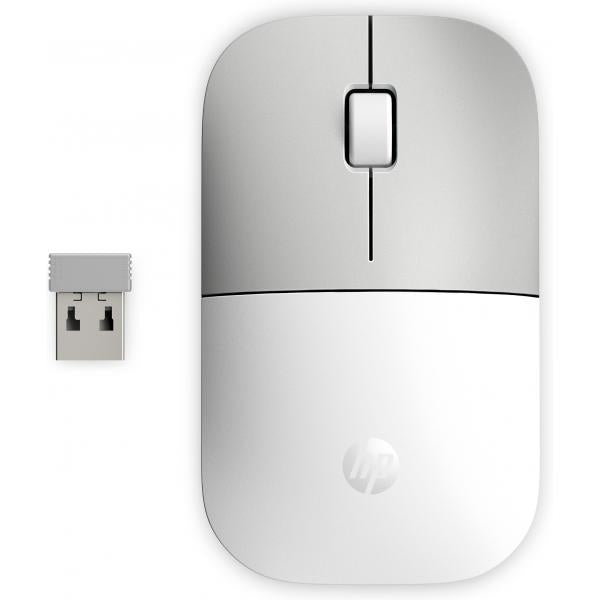 HP Mouse wireless Z3700 Ceramic White (HP Z3700 - mus - 2.4 GHz - hvid kerami)Hp171D8AA#ABB