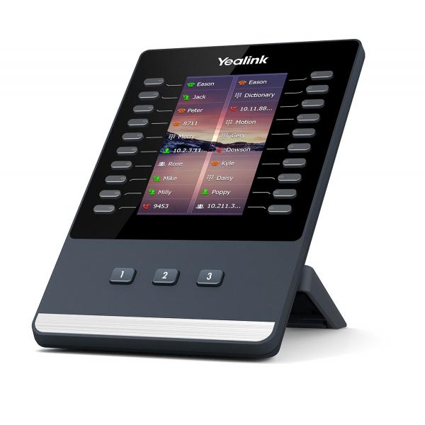 Yealink EXP43 modulo add-on IP Nero, Grigio 23 pulsanti (EXP43 IP add-on module Black, - Grey 23 buttons EXP43, Black, - Grey, 23 buttons, T43U/T46U/T48U, 0 - 40 C, 10 - 95%, 196.5 mm - Warranty: 12M)YealinkEXP43