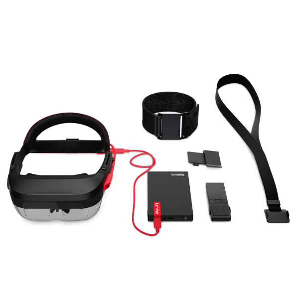 Lenovo ThinkReality A6 Occhiali immersivi FPV 380 g Nero (ThinkReality A6 MTM 845 4G+64G. WARRANTY: 1YR CCR)Lenovo20QLZ4V000