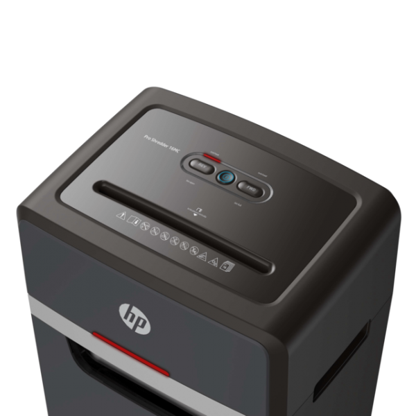 HP Pro Shredder 16MC distruggi documenti Taglio a frammenti 55 dB 22 cm Nero (HP Pro Shredder 16 30L P5 Micro Cut 2816 DD)Hp2816