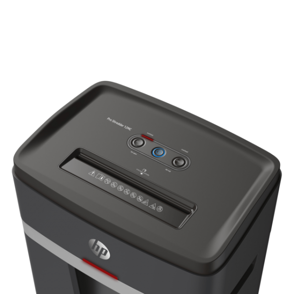HP Pro Shredder 12MC distruggi documenti Taglio a frammenti 55 dB 22 cm Bianco (HP Pro Shredder 12 25L P5 Micro Cut 2814 DD)Hp2814
