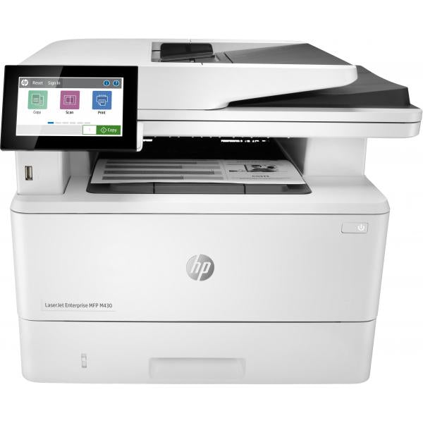 HP LaserJet Enterprise M430f Multifunction Bianco e nero Stampante, Solo Ethernet; Fotocopiatrice, scanner (LASERJET ENTERPRISE M430F - LaserJet Enterprise M430f, - Laser, 600 x 600 DPI, Mono copying, Colour scanning, A5, White - Warranty: 12M)Hp3PZ5...