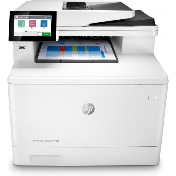 HP Color LaserJet Enterprise LaserJet Enterprise M480f Multifunction Colore Stampante, Solo Ethernet; Fotocopiatrice, scanner (LASERJET M480F MFP 24PPM A4 - 128MB 600DPI USB 2.0)Hp3QA55A#B19