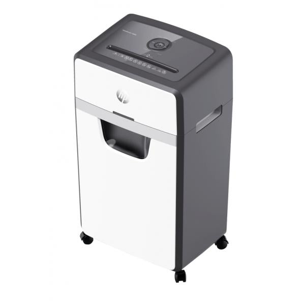 HP 2808 distruggi documenti Taglio a frammenti 65 dB 22 cm Bianco, Nero (HP OneShred 16 30L P5 Micro Cut Shredder 2808 DD)Hp2808