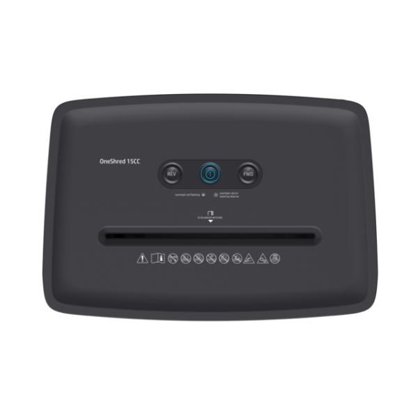 HP OneShred 15CC distruggi documenti Taglio a particelle 65 dB 22 cm Bianco (HP OneShred 15 20L P4 Cross Cut Shredder 2803 DD)Hp2803
