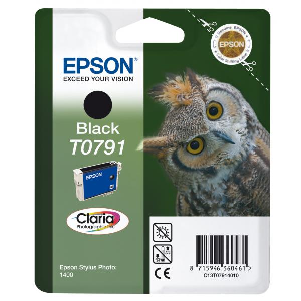 Epson Owl Cartuccia Nero (T079 STYLUS PHOTO 1400 BLACK INK)EpsonC13T07914010