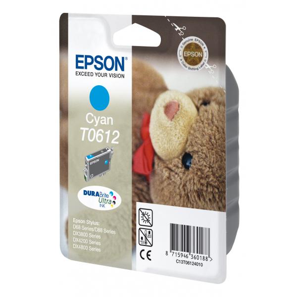 Epson Teddybear Cartuccia Ciano (EPSON T0612 CYAN INK 250PGS)EpsonC13T06124010