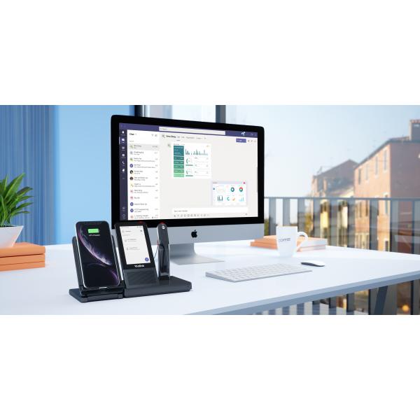 Yealink Dect Accessory - WHC60 Smartphone Nero Carica wireless Interno (Wireless Charger For Wh66/Wh67 - Warranty: 12M)YealinkWHC60