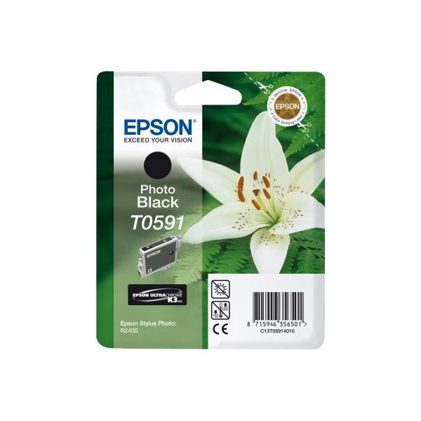 Epson Lily Cartuccia Nero foto (T0591 PHOTO BLACK CARTRIDGE)EpsonC13T05914010
