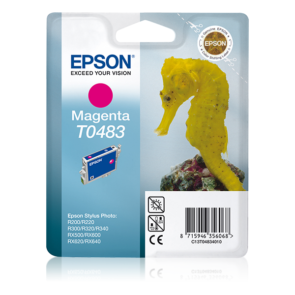 Epson Seahorse Cartuccia Magenta (Epson T0483 - magenta - original - bl? LEADTIME8DAYS:leadtime of 8 days)EpsonC13T04834010