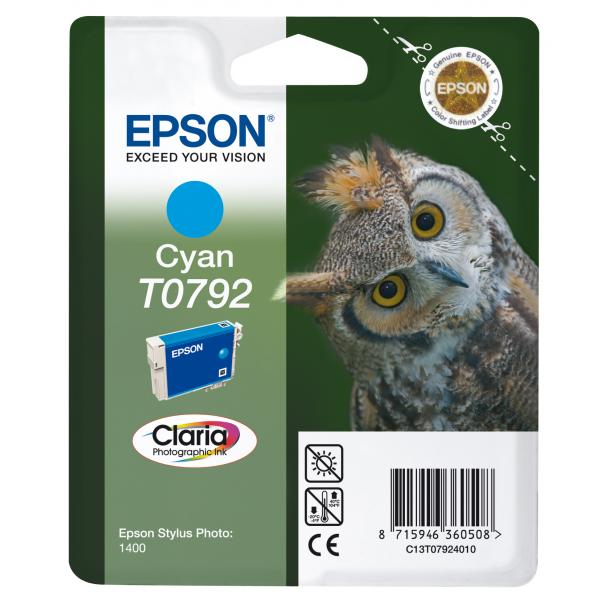 Epson Owl Cartuccia Ciano (T079 STYLUS PHOTO CYAN INK CART)EpsonC13T07924010