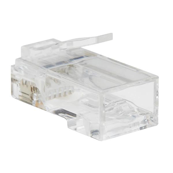 Tripp Lite N232-050-UTP cavo di collegamento RJ45 Trasparente (CAT6 RJ45 PASS-THROUGH UTP - MODULAR PLUG/ 50 PACK)Eaton0037332260697N232-050-UTP