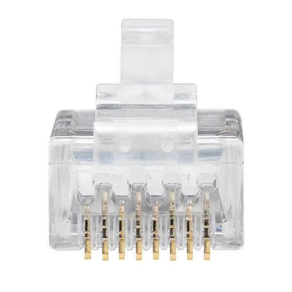Tripp Lite N232-050-UTP cavo di collegamento RJ45 Trasparente (CAT6 RJ45 PASS-THROUGH UTP - MODULAR PLUG/ 50 PACK)Eaton0037332260697N232-050-UTP