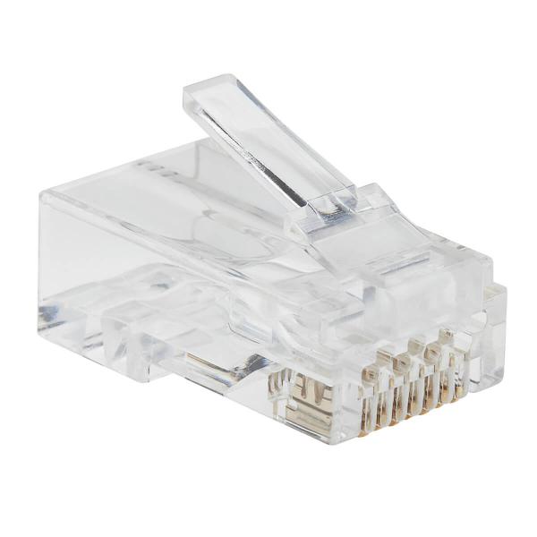 Tripp Lite N232-050-UTP cavo di collegamento RJ45 Trasparente (CAT6 RJ45 PASS-THROUGH UTP - MODULAR PLUG/ 50 PACK)Eaton0037332260697N232-050-UTP
