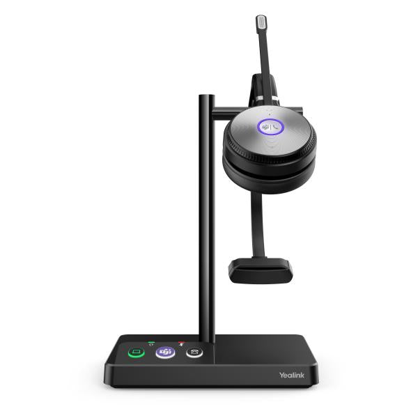 Yealink WH62 Mono UC Auricolare Wireless A Padiglione Ufficio Micro-USB Base di ricarica Nero (UC Dect Headset WH62 Mono UC - Warranty: 24M)Yealink1308005