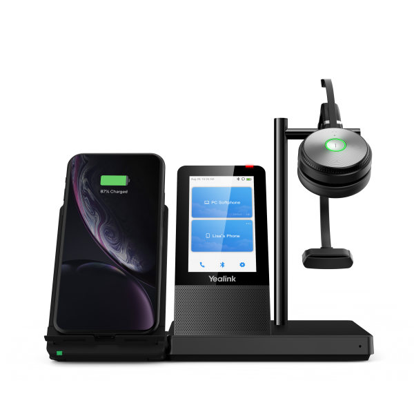 Yealink WH66 Mono UC Auricolare Wireless A Padiglione Ufficio USB tipo A Bluetooth Base di ricarica Nero (Dect UC Headset WH66 Mono - Warranty: 24M)Yealink1308007