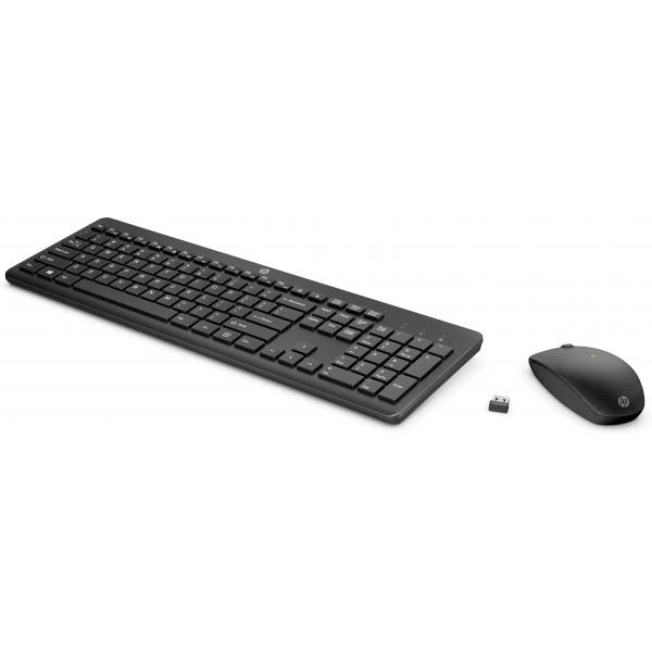 HP Combo tastiera e mouse wireless 235 (SPS-HP Brac WL Combo Keyboard - Used for all EU countries - Warranty: 3M) - Versione UKHp1Y4D0AA#ABB