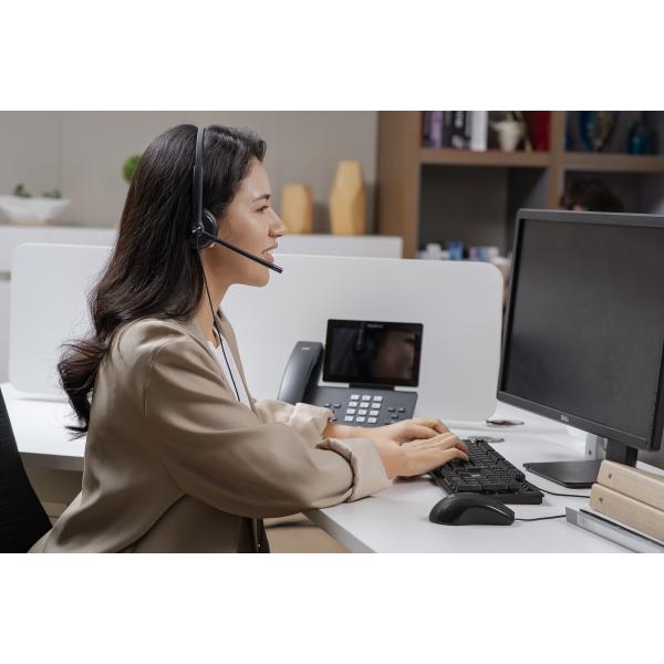 Yealink UH34 Dual Teams Auricolare Cablato A Padiglione Ufficio USB tipo A Nero (UH34 Dual Teams)Yealink1308043