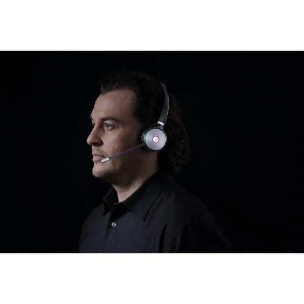Yealink WH66 Mono Teams Sistema di audioconferenza personale Wireless A Padiglione Ufficio USB tipo A Bluetooth Base di ricarica Nero (Teams Dect Headset WH66 Mono - Warranty: 24M)Yealink1308002