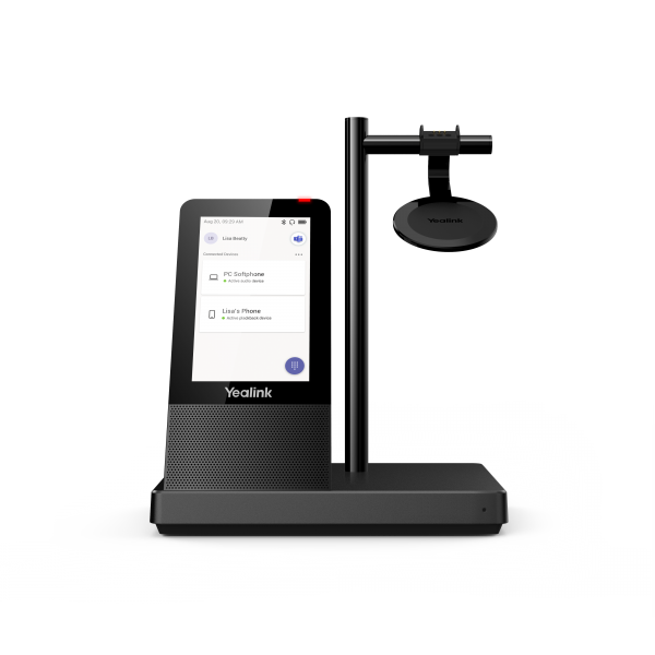 Yealink WH66 Dual Teams Sistema di audioconferenza personale Wireless A Padiglione Ufficio USB tipo A Bluetooth Base di ricarica Nero (WH66 Dual Teams)Yealink1308003