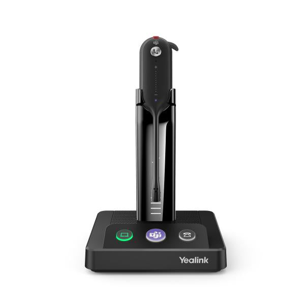 Yealink WH63 UC Auricolare Wireless A clip, A Padiglione, In-ear Ufficio Micro-USB Base di ricarica Nero (Yealink WH63 - headset)Yealink1308009