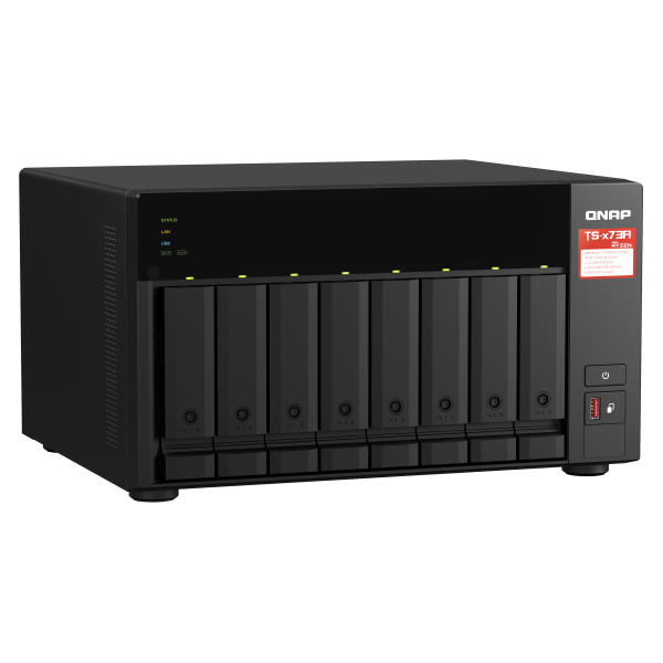 QNAP TS-873A-8G Serveur de Stockage NAS Tower Ethernet/LAN Noir V1500B One Size471321351882301TS-873A-8G