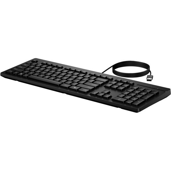HP Tastiera 125 Wired (125 Wired Keyboard - Warranty: 12M) - Versione UKHp266C9AA