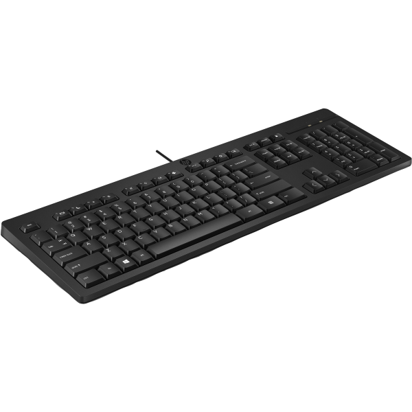 HP Tastiera 125 Wired (125 Wired Keyboard - Warranty: 12M) - Versione UKHp266C9AA