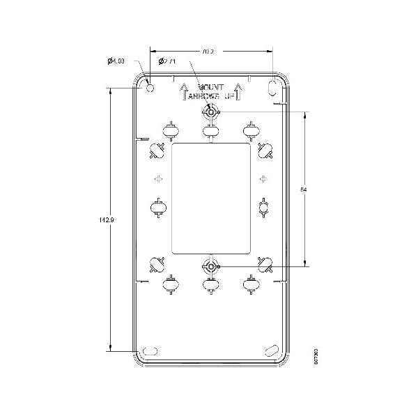 Cisco C9105AXW-KIT Supporto per punto di accesso WLAN (C9105AX SERIES SPACER KIT - )Cisco0889728334273C9105AXW-KIT=