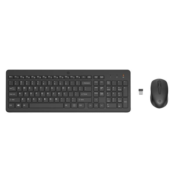 HP Combo mouse e tastiera wireless 330 (330 Wireless Mouse And - Keyboard Combination, US - international Layout - Warranty: 12M) - Versione UKHp2V9E6AA