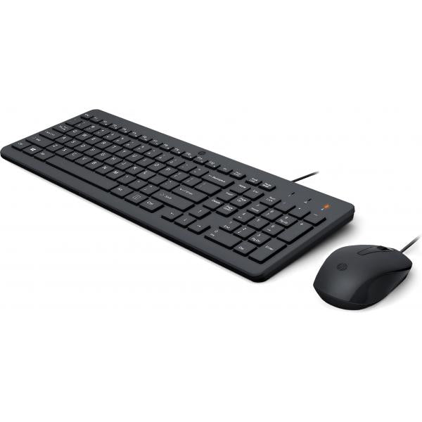 HP Tastiera e mouse 150 Wired (150 Wired Mouse And Keyboard - Warranty: 12M) - Versione UKHp240J7AA