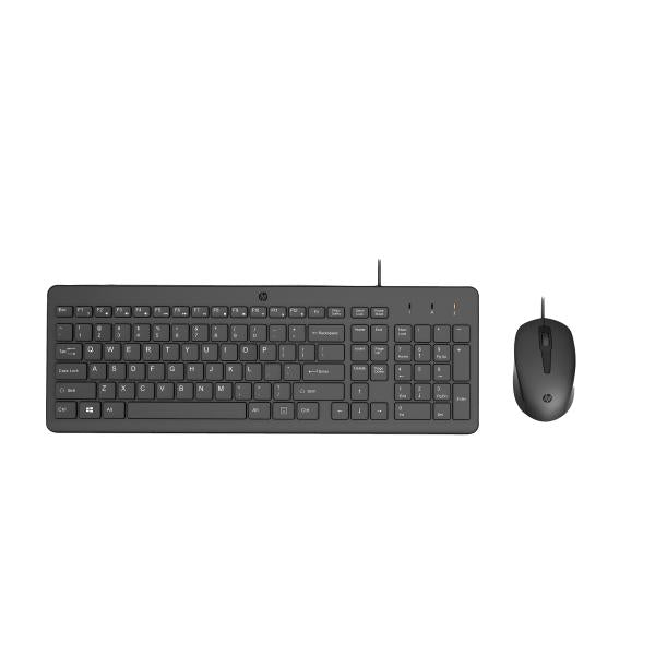 HP Tastiera e mouse 150 Wired (150 Wired Mouse And Keyboard - Warranty: 12M) - Versione UKHp240J7AA