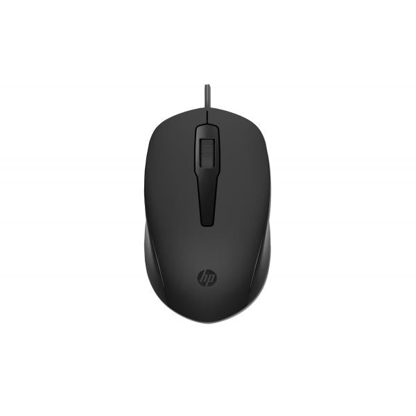 HP Mouse cablato 150 Wired (150 Wired Mouse - Warranty: 12M)Hp240J6AA