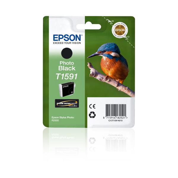 Epson Cartuccia Nero foto (T1591 STYLUS PHOTO PHOTO BLACK)EpsonC13T15914010