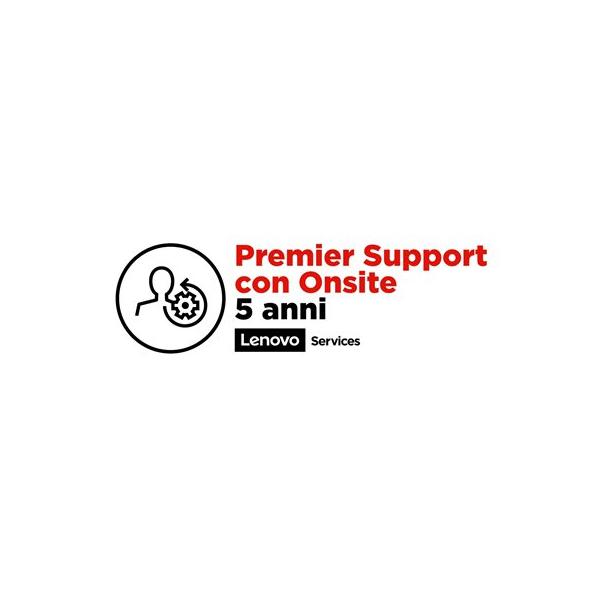 Lenovo 5 Anni Premier Support Con Onsite (5Y PREMIER SUPPORT - .)Lenovo5WS0V08532