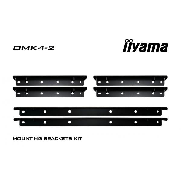 Iiyama OMK4-2 kit di fissaggio Nero (Iiyama OMK4-2 - monteringss?t - for to)Iiyama4948570032716OMK4-2