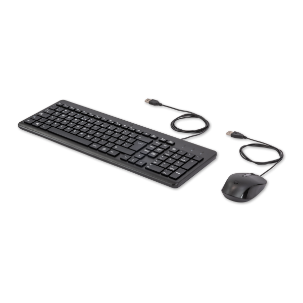 HP Tastiera e mouse 150 Wired (100 Wired Mouse and Keyboar - Warranty: 3M) - Versione UKHp240J7AA#ABB