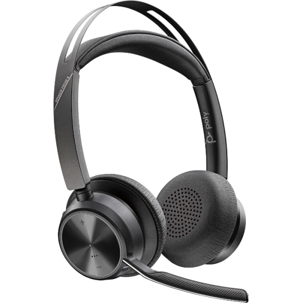 Poly Voyager Focus 2 UC Auricolare Con cavo e senza cavo A Padiglione Ufficio USB tipo A Bluetooth Nero (Poly Voyager Focus 2 UC Stereo no stand)Hp Poly0017229166721213726-01