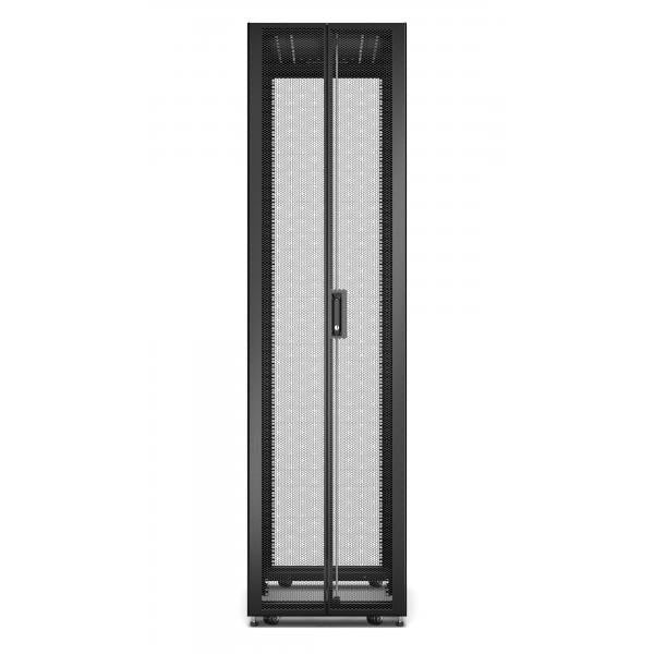 APC Easy Rack 48U Rack indipendenti Nero (EASY RACK 600MM/48U/1000MM WITH - ROOF CASTORS FEET AND 4 BRACKETS)Apc0731304433309ER6800
