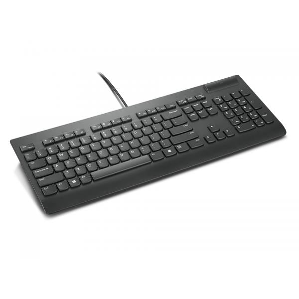 Lenovo 4Y41B69380 tastiera Ufficio USB QWERTY Spagnolo Nero (Lenovo Smartcard Wired Keyboard II Spanish)Lenovo4Y41B69380