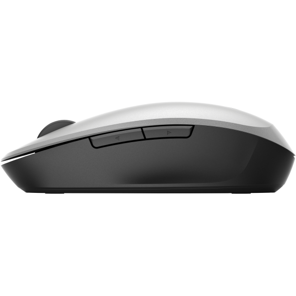 HP Dual Mode Mouse (Z5000 Pike Silver BT Mouse - Dual Mode Mouse, Right-hand, - Dual Mode Mouse, Right-hand, Optical, RF Wireless+Bluetooth, Black, Silver - Warranty: 3M)Hp6CR72AA#ABB