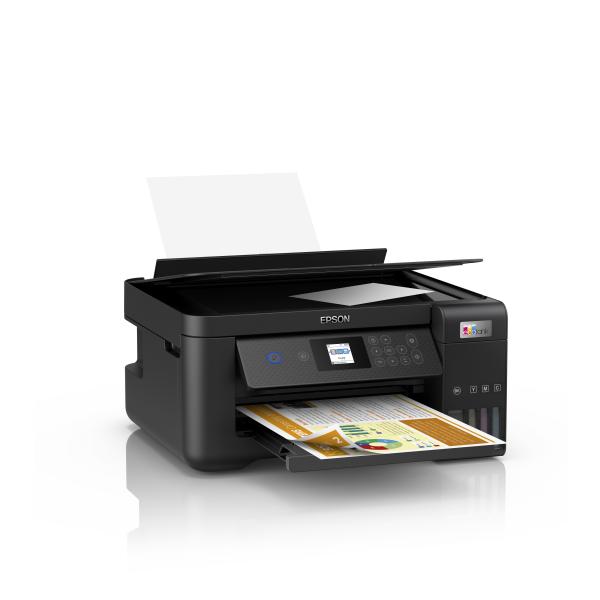 Epson EcoTank ET-2850 stampante multifunzione inkjet 3-in-1 A4, serbatoi ricaricabili alta capacità, 5 flaconi inclusi pari a 14000pag B/N 5200pag colore, Wi-FI Direct, USB (Epson EcoTank ET-2850 - multifunktions)EpsonC11CJ63405