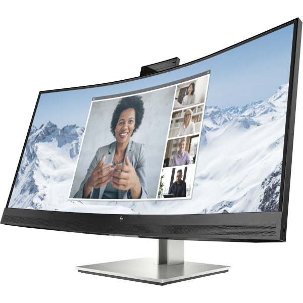 HP Monitor per video conferenze con schermo curvo E34m G4 USB-C WQHD (E34m G4 34inch WQHD Curved - Display 3440x1440 Webcam HDMI - USB-C USB hub DisplayPort - Warranty: 12M)Hp40Z26AA#ABB