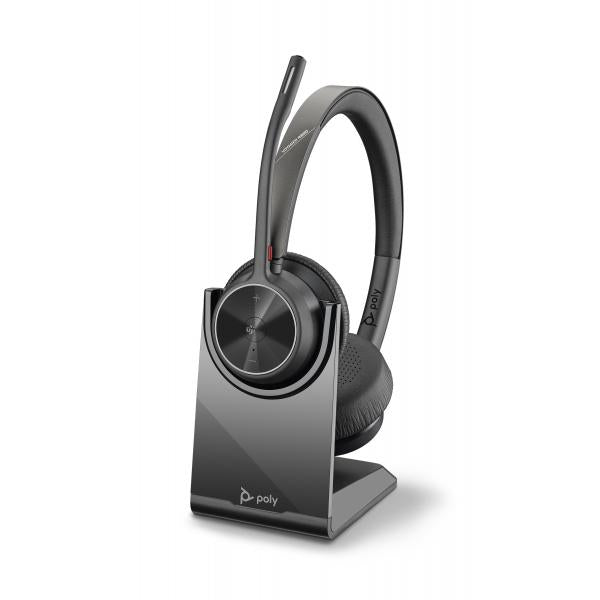 Poly Voyager 4320 UC Auricolare Wireless A Padiglione Ufficio USB tipo-C Bluetooth Base di ricarica Nero (VOYAGER 4320 UC V4320-M - Headset C USB-C CS WW - Warranty: 12M)Hp Poly0017229174382218479-02