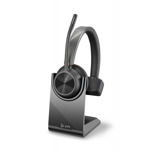 POLY Voyager 4310 UC Auricolare Wireless A Padiglione Ufficio USB tipo A Bluetooth Base di ricarica Nero (Voyager 4310 UC + LS USB-A - POLY Voyager 4310 UC, - Wireless, Office/Call center, 122 g, Headset, Black - Warranty: 12M)Hp Poly0017229174177218...